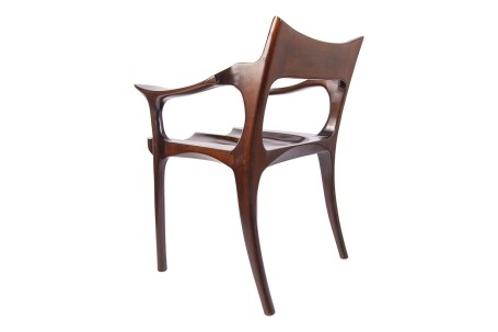 Стул в стиле Сэма Малуфа с низкой спинкой