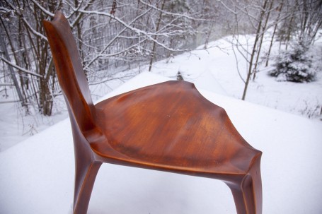 Трёхногий стул в стиле Сэм Малуф (Sam Maloof)