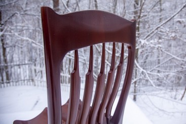 Обеденный стул из массива бука Сэм Малуф