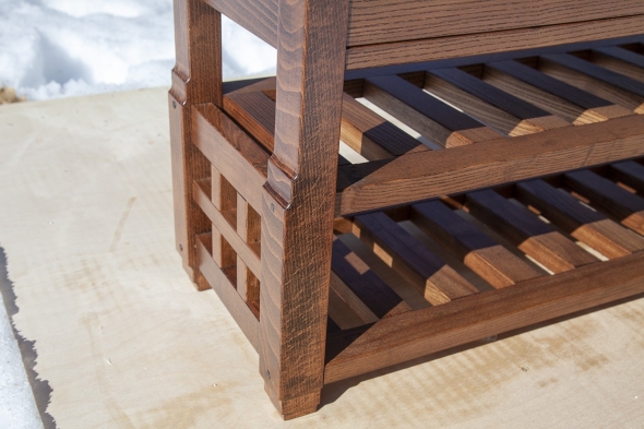 Ножки обувницы в стиле Art & Craft