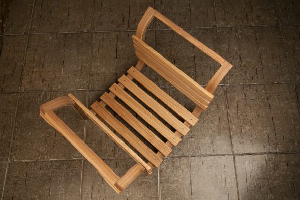 Ручки дровницы из массива