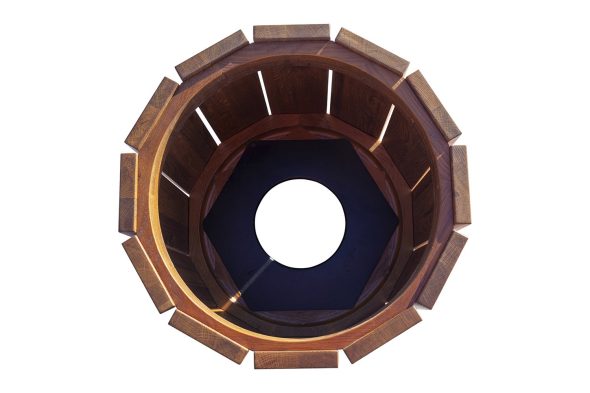 Кашпо из массива дуба без горшка