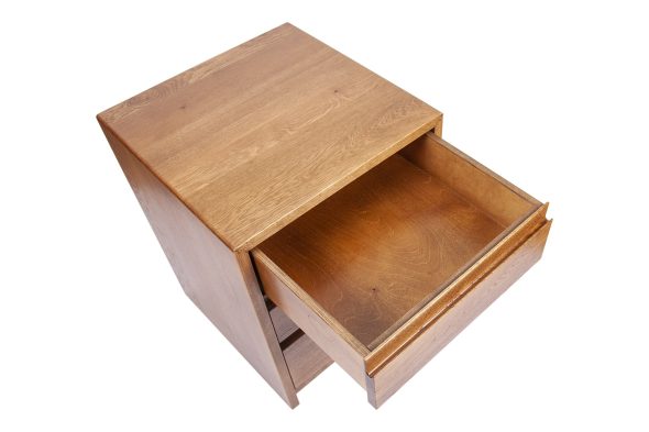 Ящик тумбочки в минималистичном стиле из массива ясеня
